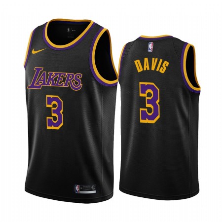 Maillot Basket Los Angeles Lakers Anthony Davis 3 2020-21 Earned Edition Swingman - Homme